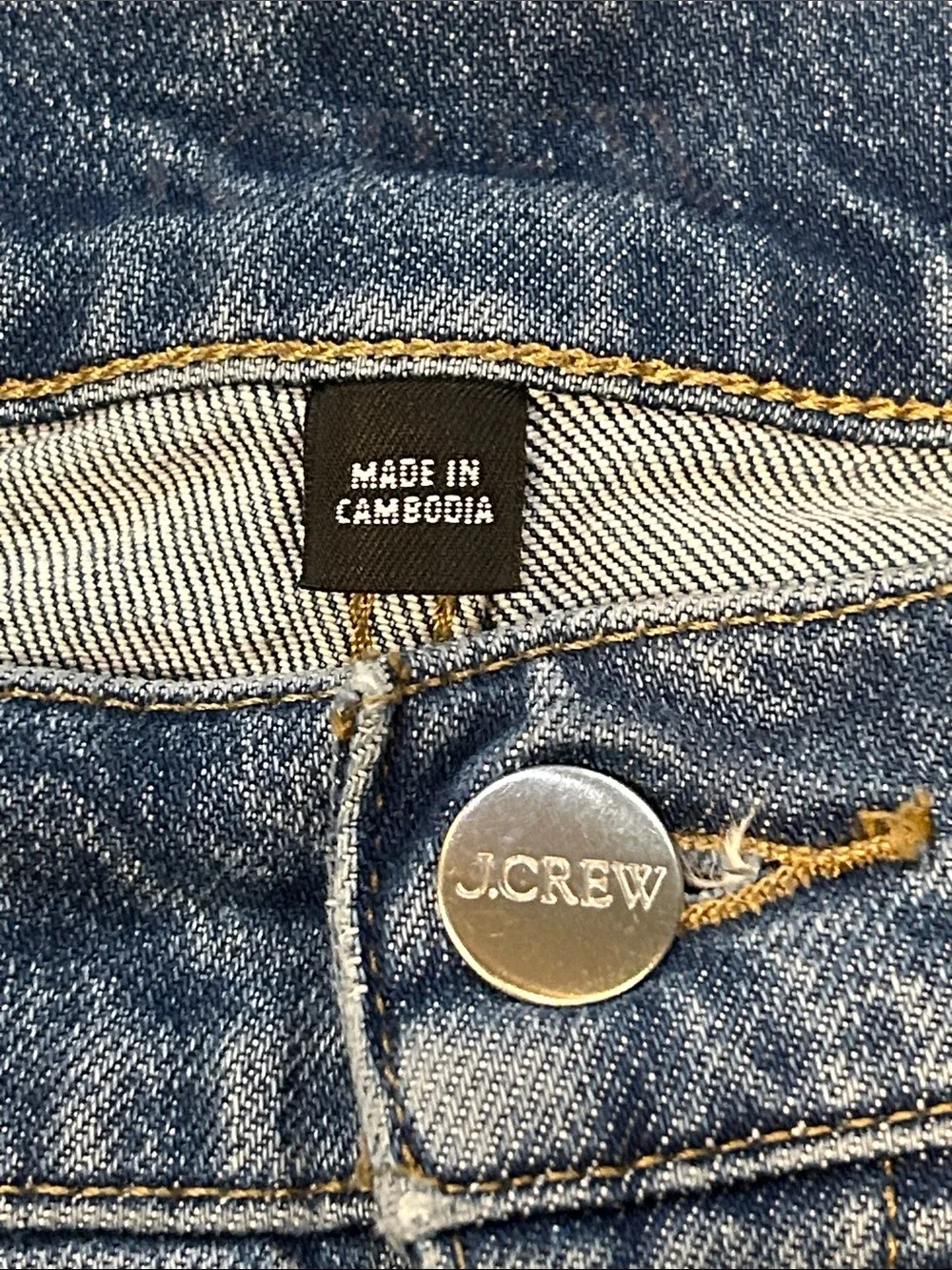 J. Crew '96 Slim Wide Jeans size 34 High Rise Cropped Ankle CC583
